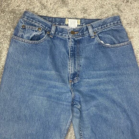 L.L.Bean Size 12 Jeans 100% Cotton Relaxed Fit - Picture 2 of 5